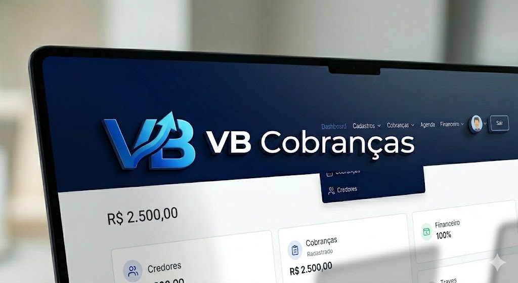 Tela do sistema VB Cobrancas